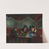 Les joueurs de jacquet backgammon by Jean Béraud