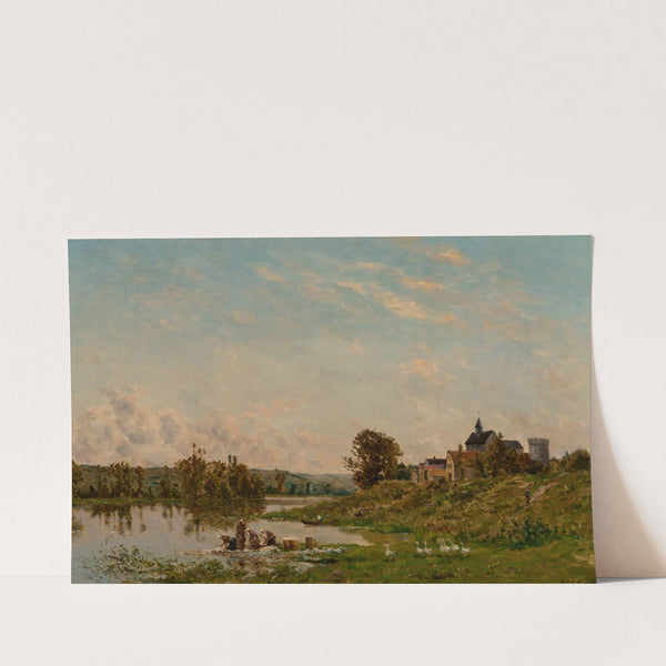 Les lavandeuses by Hippolyte Camille Delpy