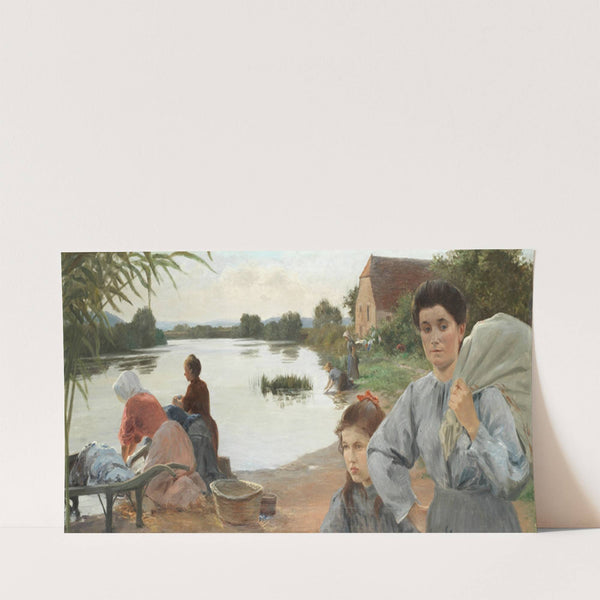 Les Lavandières by Georges-Marie-Julien Girardot