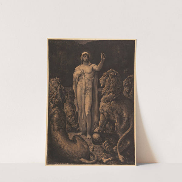 Les lions (1860-1868) by François-Nicolas Chifflart