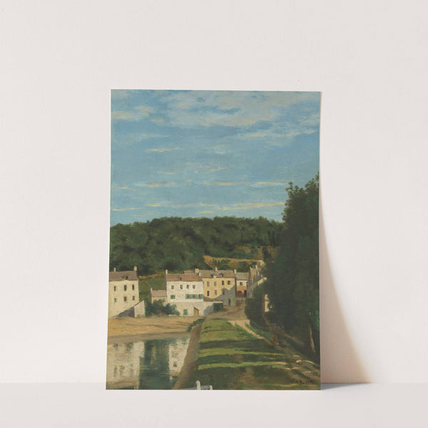 Les Maisons Cabassud À Ville D'avray by Jean-Baptiste-Camille Corot