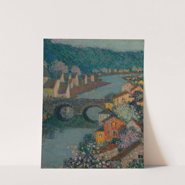 Les Maisons Sur La Rivière by Henri Le Sidaner