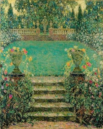 Les Marches Du Jardin, Gerberoy — size preview