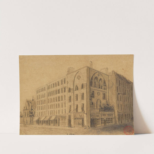 Les Mathurins, 62 rue Saint-Jacques, actuel 5ème arrondissement by Aglaüs Bouvenne