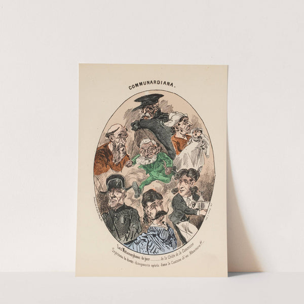 Les métamorphoses du jour. de la chûte de la Commune Spécimen de divers changements opérés d (1871) by Henri Demare