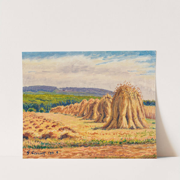 Les meules by Gustave Cariot