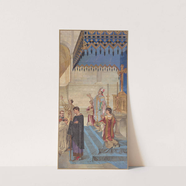 Les Miracles de sainte Geneviève (1885) by Théodore Pierre Nicolas Maillot