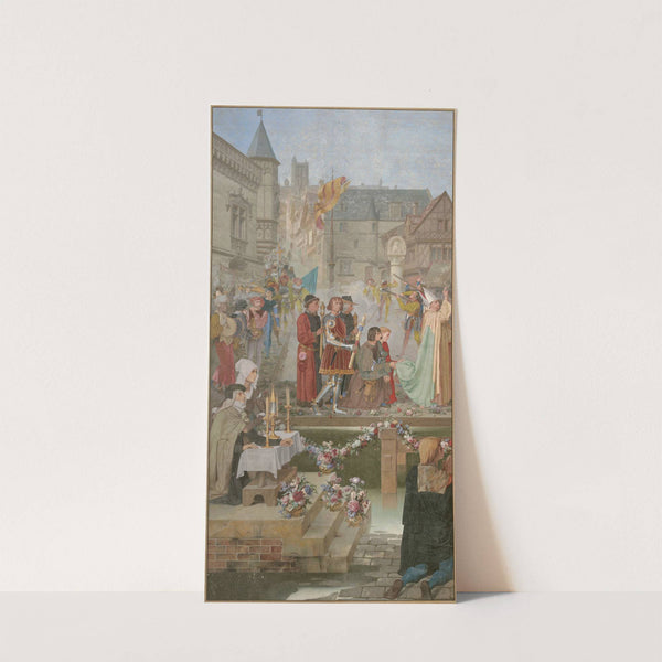 Les Miracles de sainte Geneviève (1885) by Théodore Pierre Nicolas Maillot