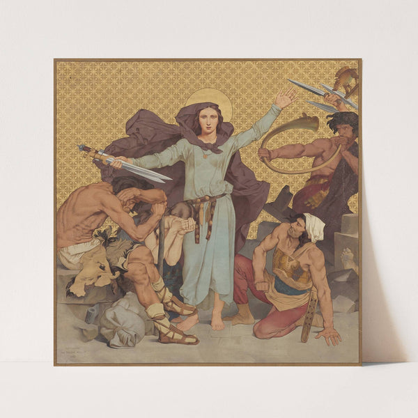 Les Miracles de sainte Geneviève (1875-1885) by Théodore Pierre Nicolas Maillot