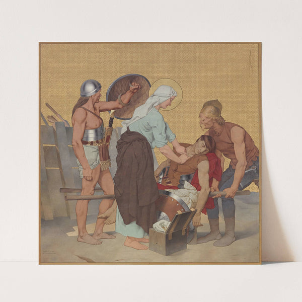 Les Miracles de sainte Geneviève (1875-1885) by Théodore Pierre Nicolas Maillot