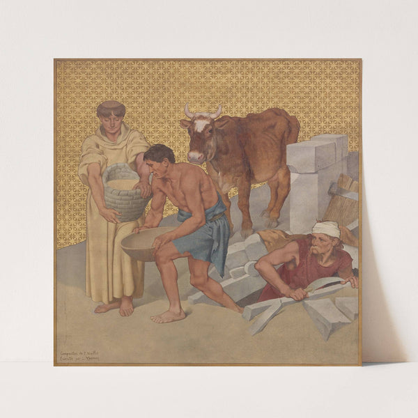 Les Miracles de sainte Geneviève (1875-1885) by Théodore Pierre Nicolas Maillot