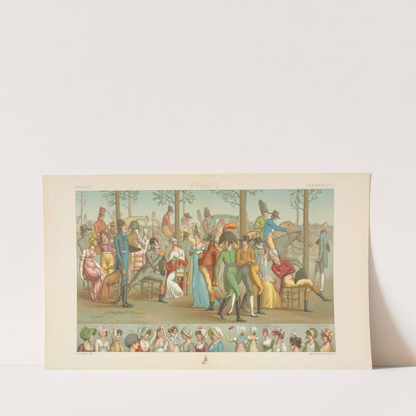 Les modes a l’epoque du consulat (1876-1888) by Auguste Racinet