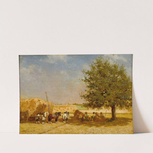 Les moissonneurs by Jules-Jacques Veyrassat