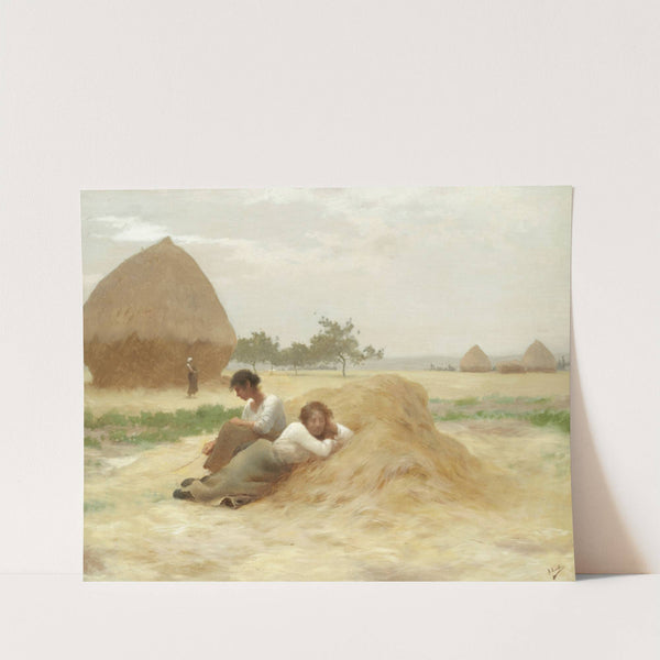 Les moissonneuses by Henry Lerolle