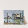 Les moulins de Moret–Hiver (1890) by Alfred Sisley