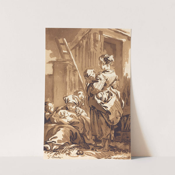 Les Nourrices by Jean François Janinet