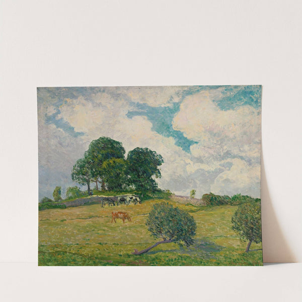 Les Nuages Blancs, Rosporden (1900) by Maxime Maufra