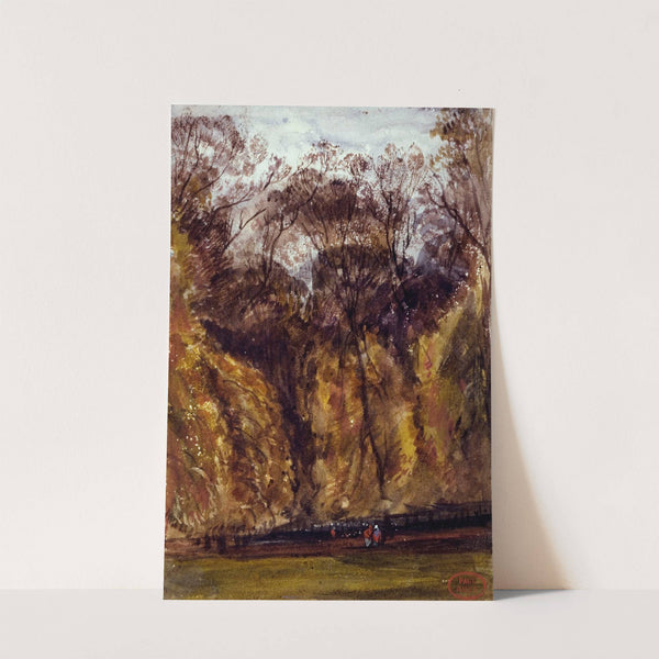 Les ormes à Saint-Cloud by Paul Huet