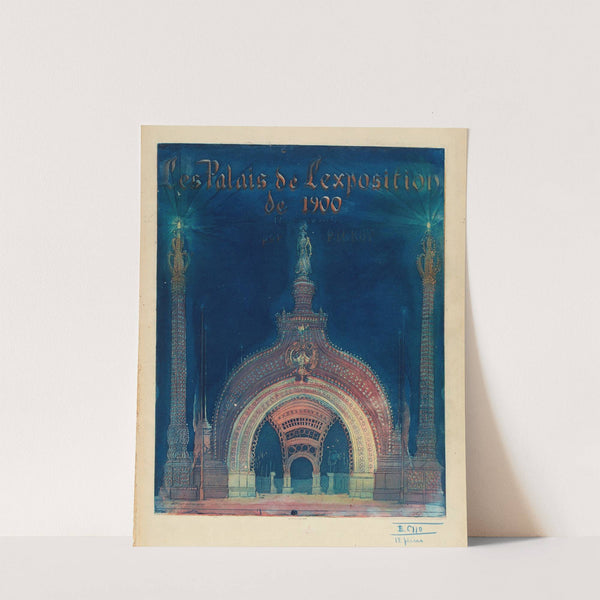 Les Palais de Lexposition de 1900 couverture by Pierre-Marcel Roy