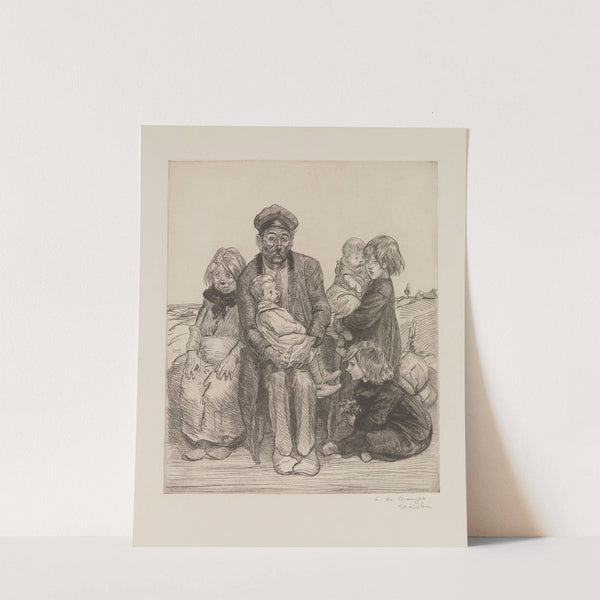 Les pauvres gens 2 (1914) by Théophile Alexandre Steinlen