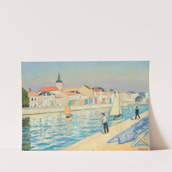 Les Pêcheurs À La Ligne, La Chaume (1921) by Albert Marquet