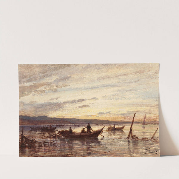 Les Pêcheurs De Martigues by Félix Ziem