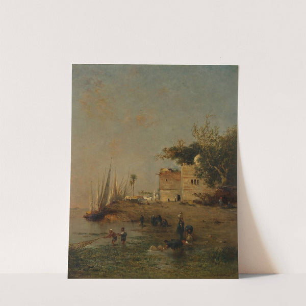 Les pêcheurs sur le Nil by Narcisse Berchère