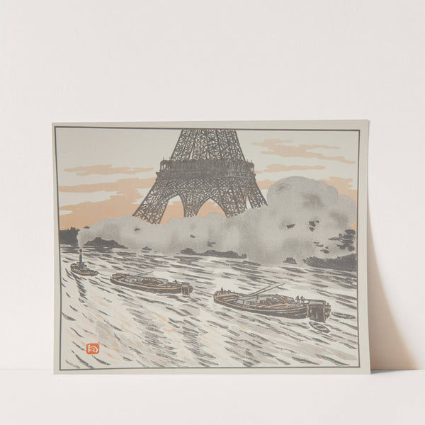 Les peniches (1902) by Henri Rivière