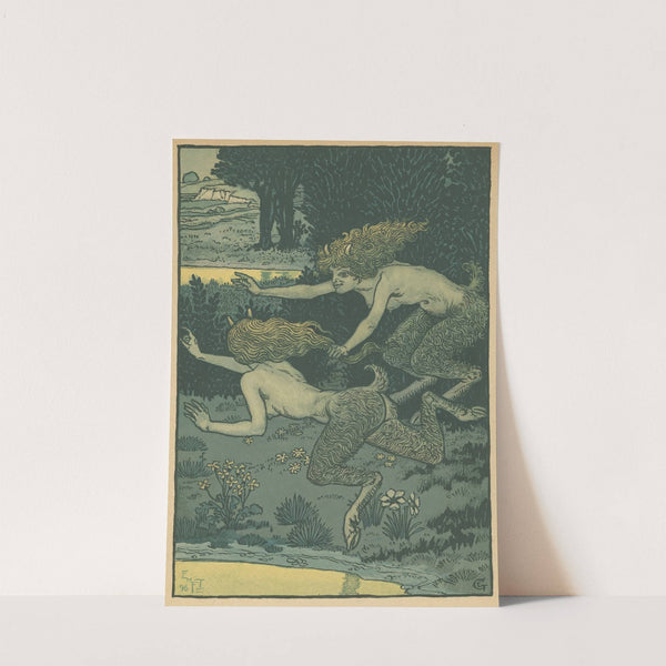Les petites faunesses (1896 - 1897) by Eugène Grasset