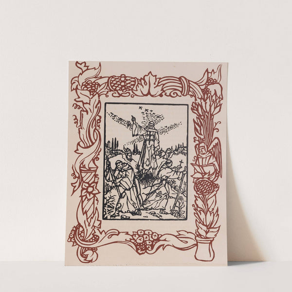 Les petites fleurs de St François d’Antonio Cesari (1928) by Emile Bernard