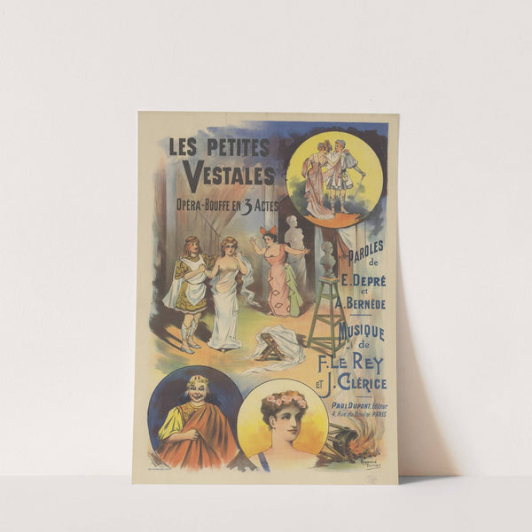 Les Petites Vestales, opéra-bouffe en 3 actes (1900) by Raymond Tournon