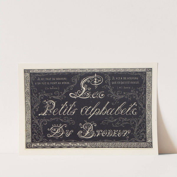 Les petits alphabets du brodeur Pl.02 by Édouard Guichard