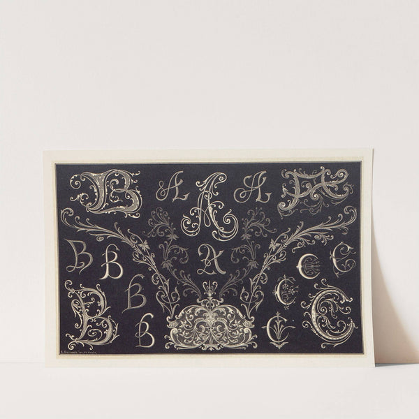 Les petits alphabets du brodeur Pl.04 by Édouard Guichard