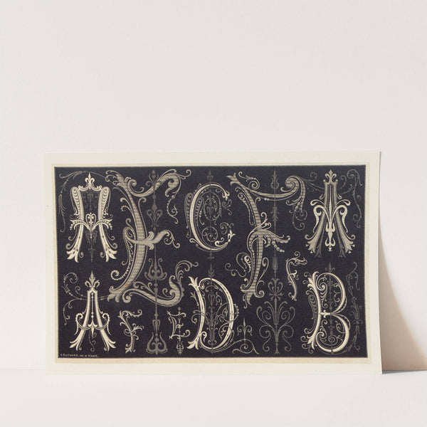 Les petits alphabets du brodeur Pl.05 by Édouard Guichard