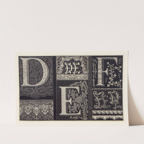 Les petits alphabets du brodeur Pl.07 by Édouard Guichard