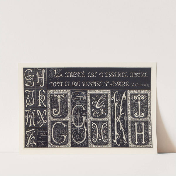 Les petits alphabets du brodeur Pl.10 by Édouard Guichard