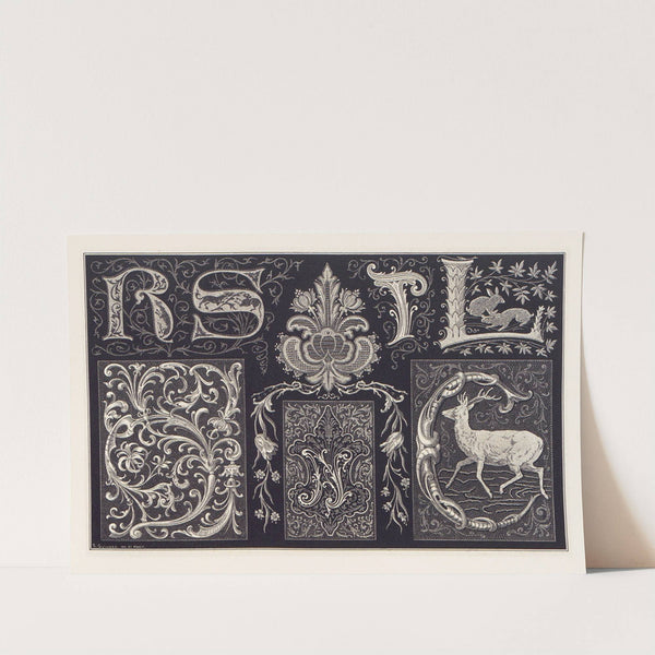 Les petits alphabets du brodeur Pl.12 by Édouard Guichard