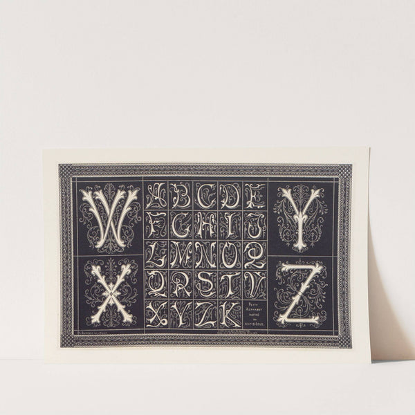 Les petits alphabets du brodeur Pl.18 by Édouard Guichard