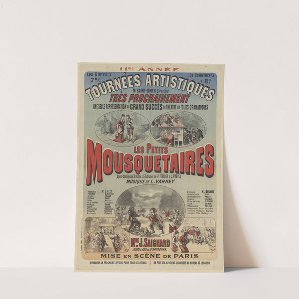 Les Petits mousquetaires (1885) by Imp. Chaix