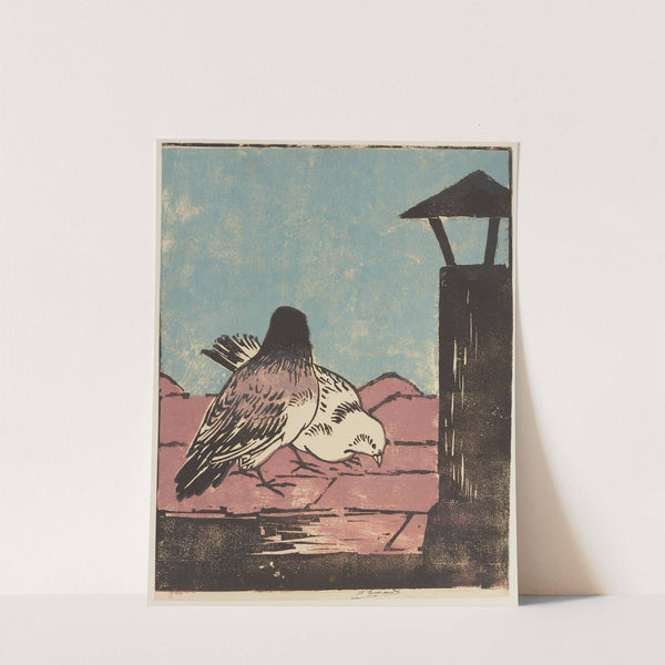Les pigeons (1892) by Henri-Charles Guérard