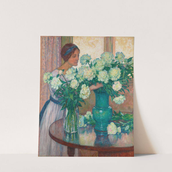 Les Pivoines blanches by Theo van Rysselberghe