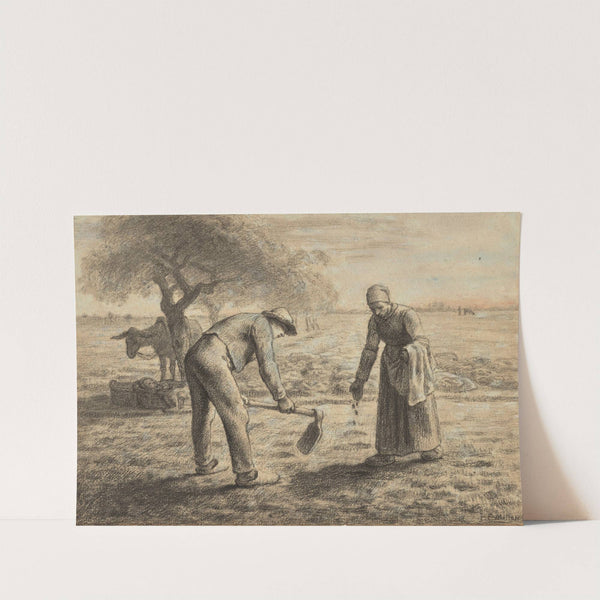 Les planteurs de pommes de terre by Jean-François Millet