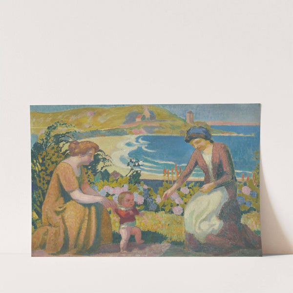 Les premiers pas de Domi à Silencio (1910) by Maurice Denis