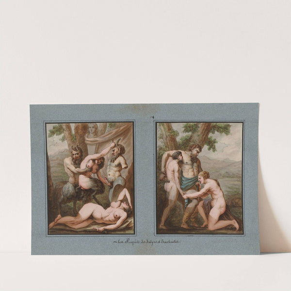 Les Priapées des Satyres et Bacchantes by Jean Jacques Lequeu