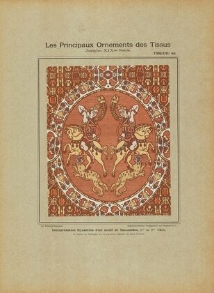 Les principaux ornaments des tissus jusqu’au XIXme sieÌcle Pl.03