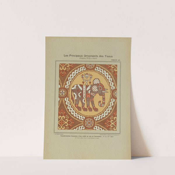 Les principaux ornaments des tissus jusqu’au XIXme siècle Pl.07 (1902) by Friedrich Fischbach