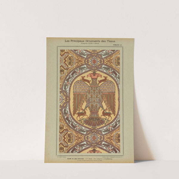 Les principaux ornaments des tissus jusqu’au XIXme siècle Pl.15 (1902) by Friedrich Fischbach
