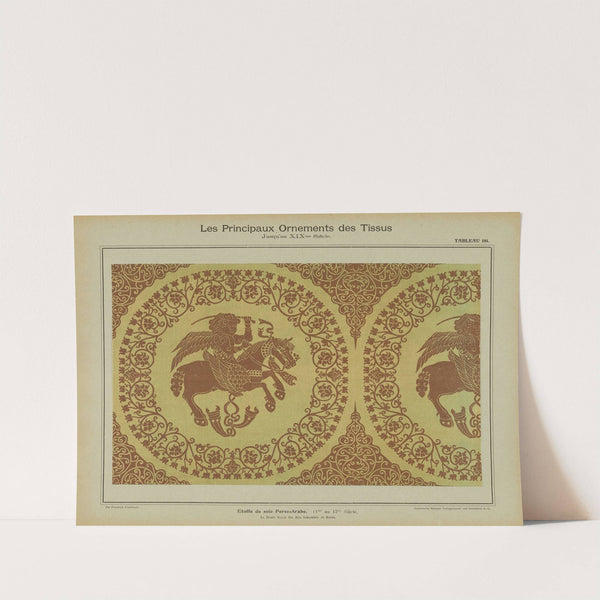 Les principaux ornaments des tissus jusqu’au XIXme siècle Pl.19 (1902) by Friedrich Fischbach