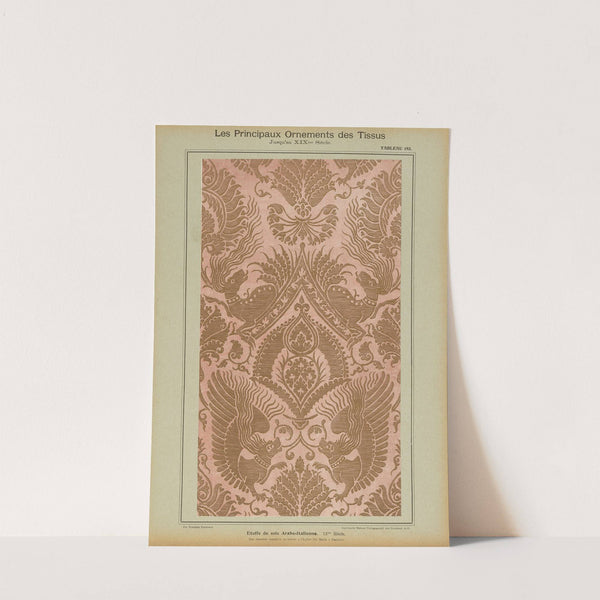 Les principaux ornaments des tissus jusqu'au XIXme siècle Pl.30 by Friedrich Fischbach