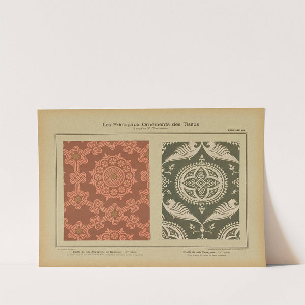 Les principaux ornaments des tissus jusqu'au XIXme siècle Pl.36 by Friedrich Fischbach